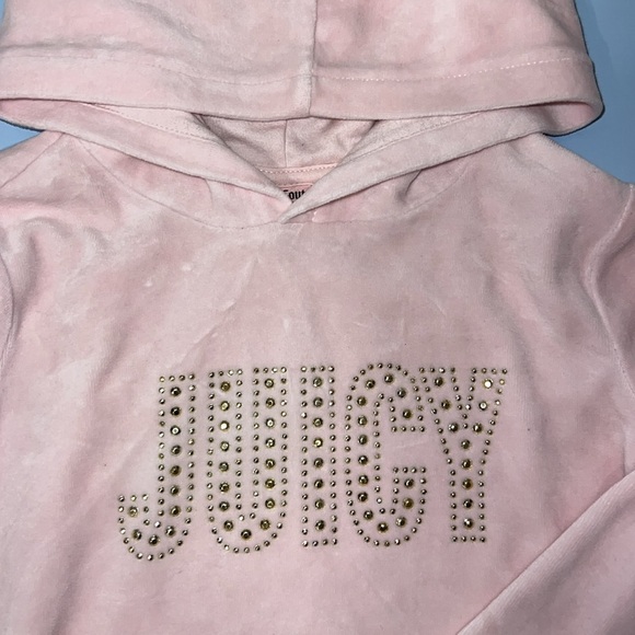 Juicy Couture Kids Pink Hoodie - Picture 2 of 5